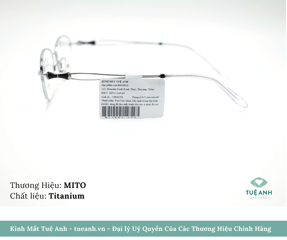 KÍNH MẮT MITO - SILVER 002