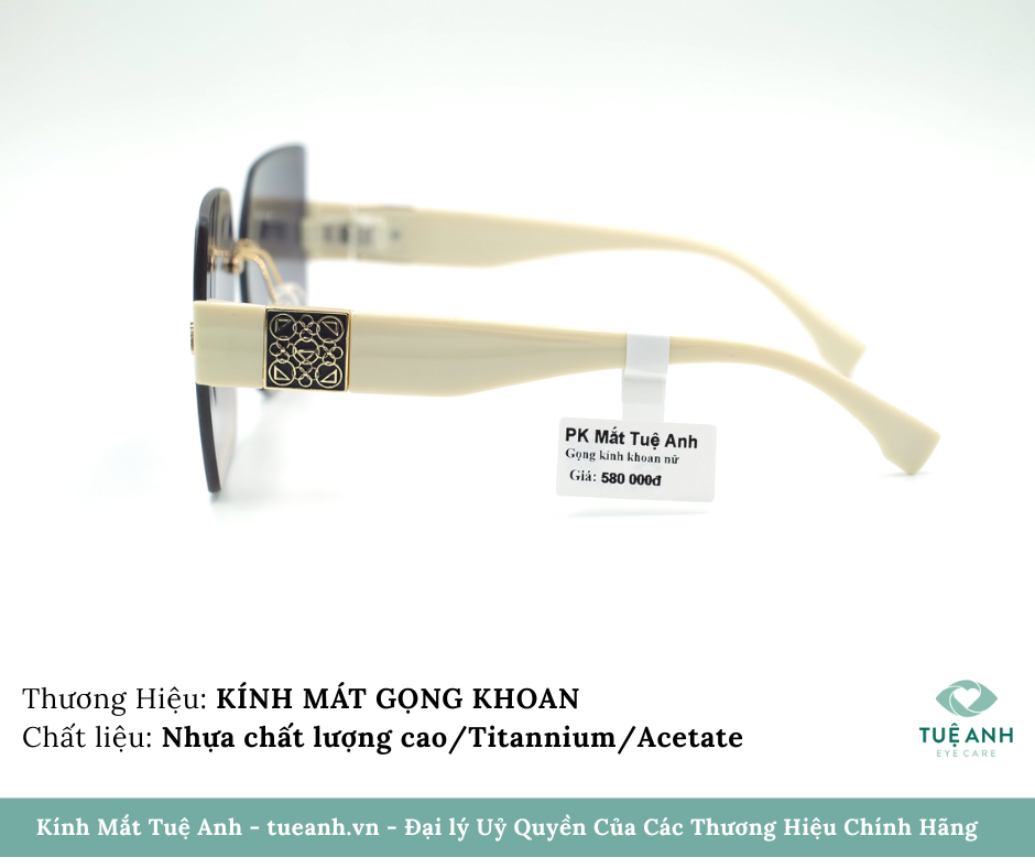 KÍNH MÁT GỌNG KHOAN TRẮNG