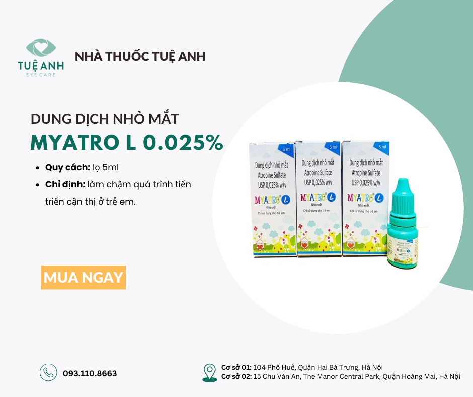 Kiểm soát cận thị Myatro L