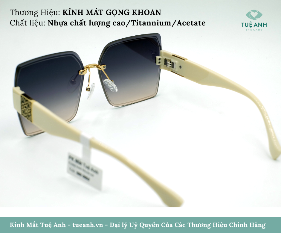 KÍNH MÁT GỌNG KHOAN TRẮNG
