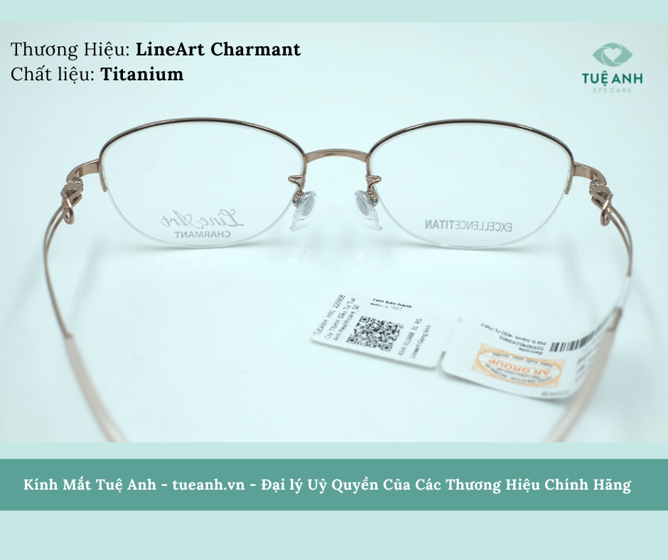 Gọng Kính LineArt Charrmant - Titanium