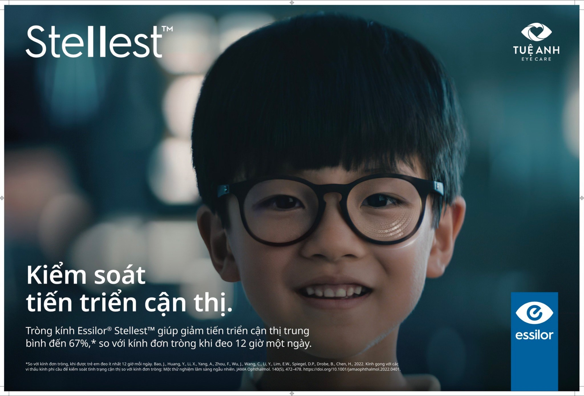 Kính hạn chế tăng độ cận thị Stellest