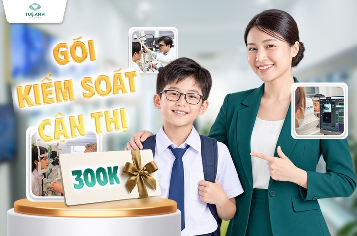 1 Giải pháp gỡ rối 3 nỗi lo: Gói kiểm soát cận thị chuyên sâu 300k tại Tuệ Anh