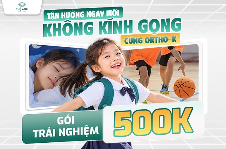 Tận hưởng ngày mới không kính gọng với gói trải nghiệm Ortho-k 500.000đ tại Tuệ Anh